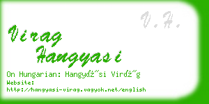 virag hangyasi business card